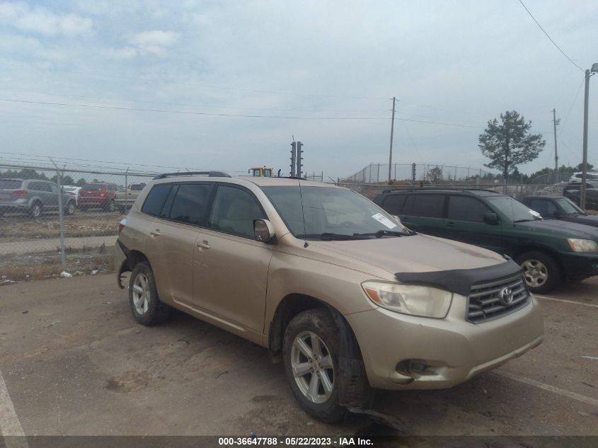 2008 Toyota Highlander Base VIN: JTEDS41A782020199 Lot: 36647788