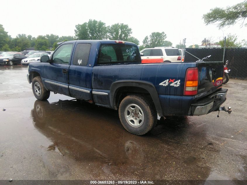 2000 GMC Sierra 1500 Sle VIN: 2GTEK19V0Y1225636 Lot: 36653263