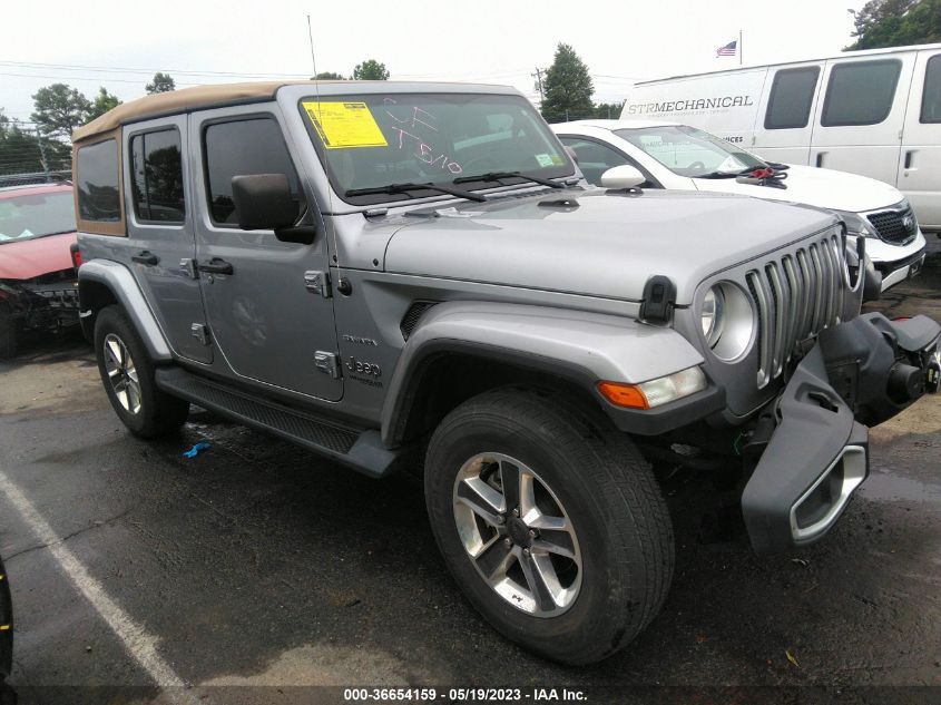 2020 Jeep Wrangler Unlimited Sahara VIN: 1C4HJXEN3LW232297 Lot: 36654159