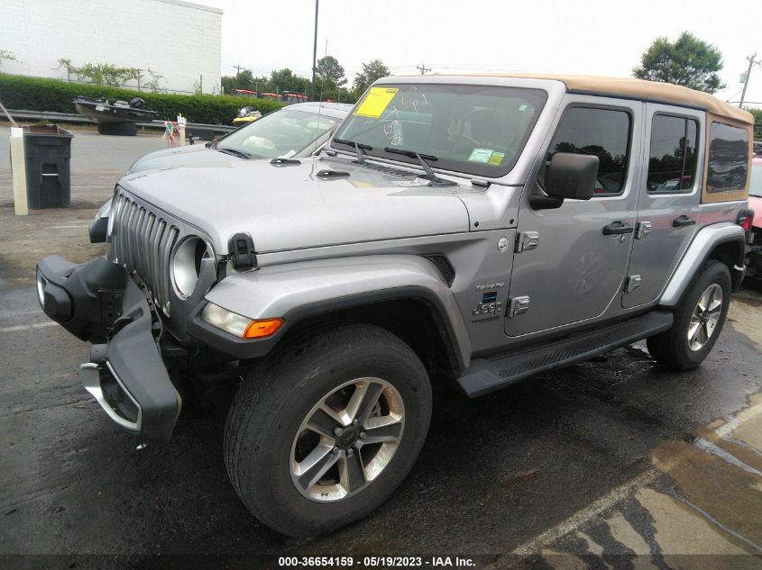 2020 Jeep Wrangler Unlimited Sahara VIN: 1C4HJXEN3LW232297 Lot: 36654159