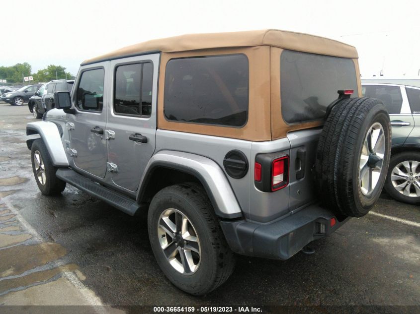 2020 Jeep Wrangler Unlimited Sahara VIN: 1C4HJXEN3LW232297 Lot: 36654159