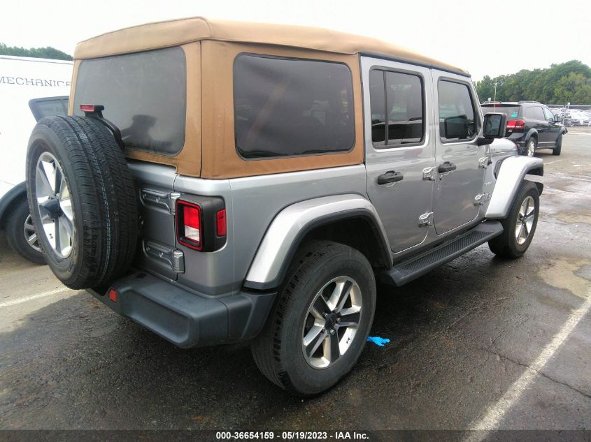 2020 Jeep Wrangler Unlimited Sahara VIN: 1C4HJXEN3LW232297 Lot: 36654159