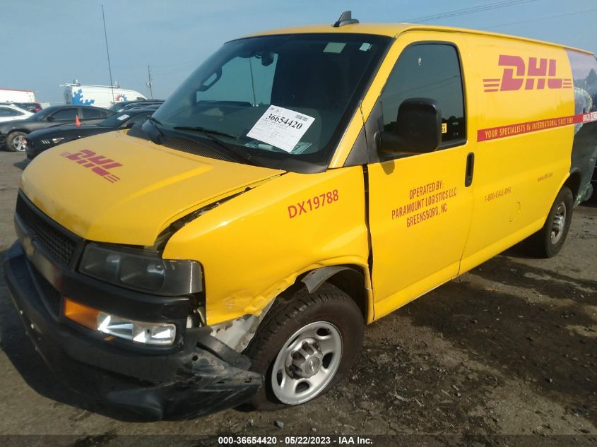 2019 Chevrolet Express Cargo Van VIN: 1GCWGAFG7K1333518 Lot: 36654420