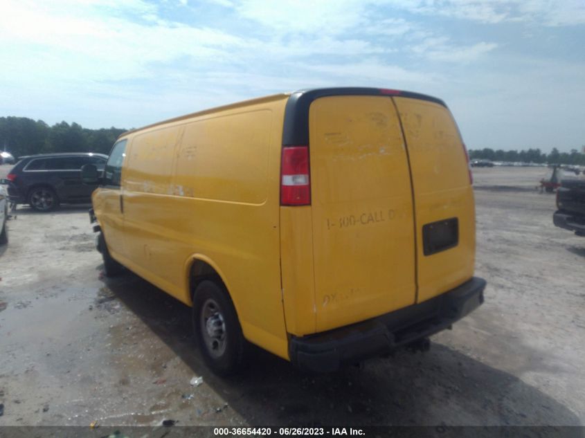 2019 Chevrolet Express Cargo Van VIN: 1GCWGAFG7K1333518 Lot: 36654420