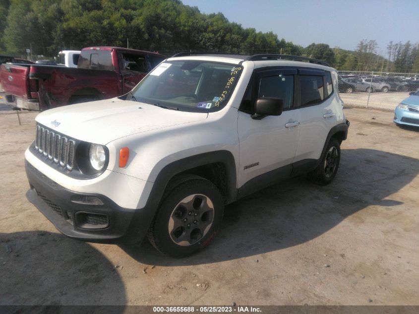 2017 Jeep Renegade Sport 4X4 VIN: ZACCJBAB4HPF79554 Lot: 36655688