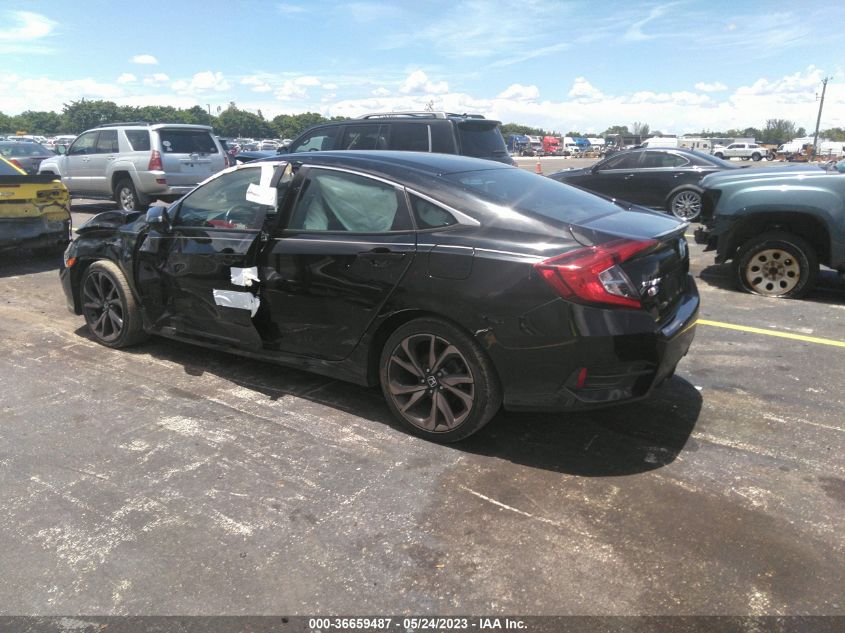 2020 Honda Civic Sport VIN: 2HGFC2F8XLH592650 Lot: 36659487