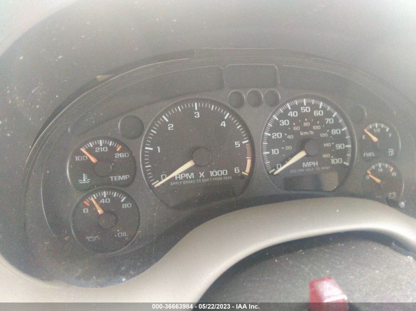 2002 Chevrolet Blazer Ls VIN: 1GNDT13W32K209052 Lot: 36663984