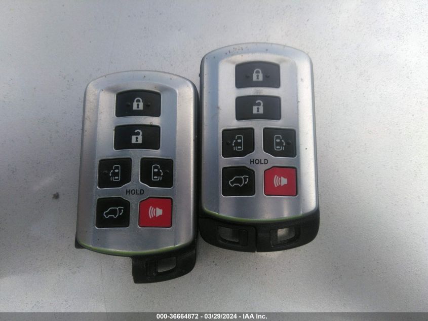 2016 Toyota Sienna Xle Premium 8 Passenger VIN: 5TDYK3DC5GS758359 Lot: 36664872