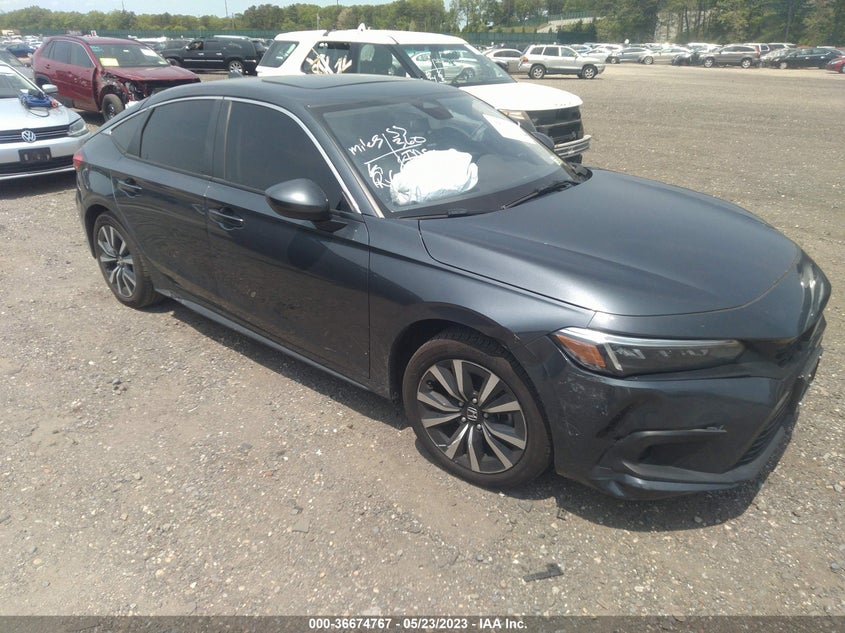 2022 Honda Civic Hatchback Ex-L VIN: 19XFL1H74NE009999 Lot: 36674767