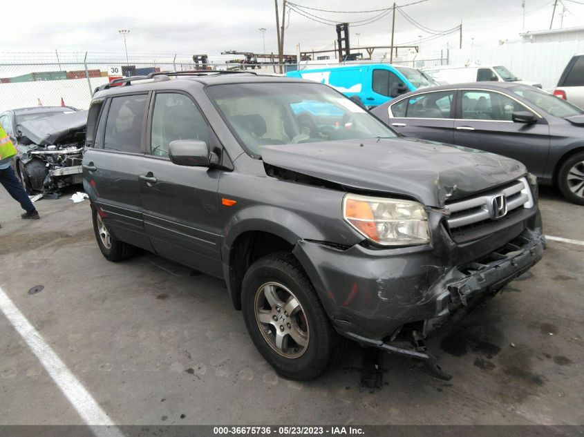 5FNYF28707B019402 2007 Honda Pilot Ex-L