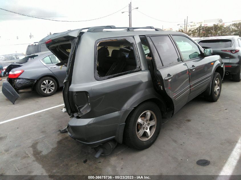 5FNYF28707B019402 2007 Honda Pilot Ex-L