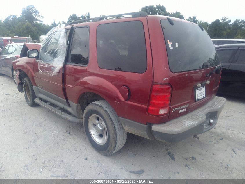 2001 Ford Explorer Sport VIN: 1FMYU70E61UA44151 Lot: 36679434