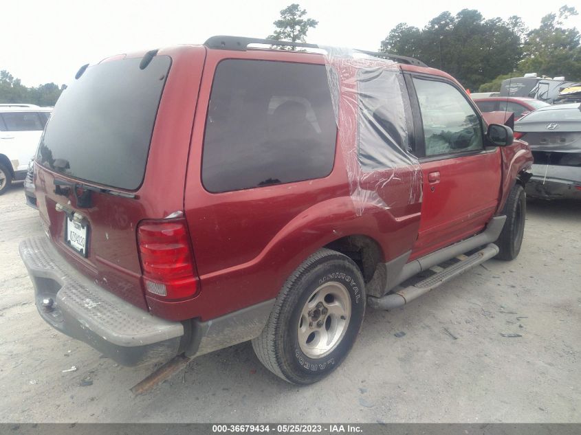 2001 Ford Explorer Sport VIN: 1FMYU70E61UA44151 Lot: 36679434