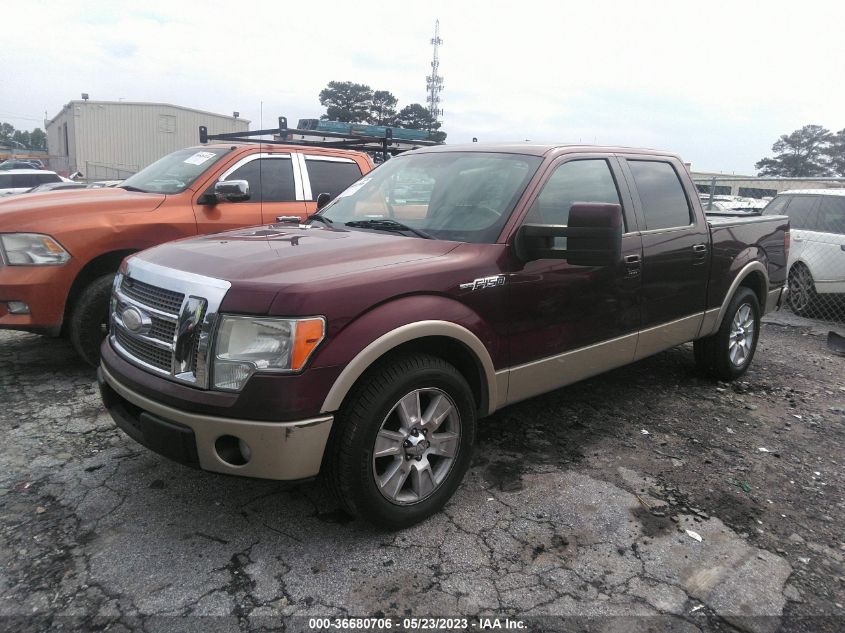 2009 Ford F-150 Lariat VIN: 1FTPW12V99FA89282 Lot: 36680706