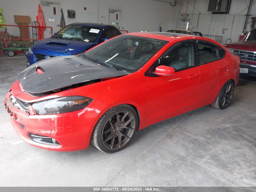 2016 Dodge Dart Gt VIN: 1C3CDFEB4GD704613 Lot: 36683772