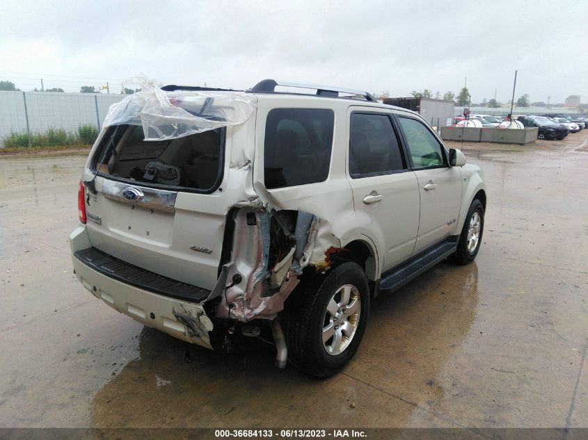 2008 Ford Escape Limited VIN: 1FMCU94108KB33832 Lot: 36684133