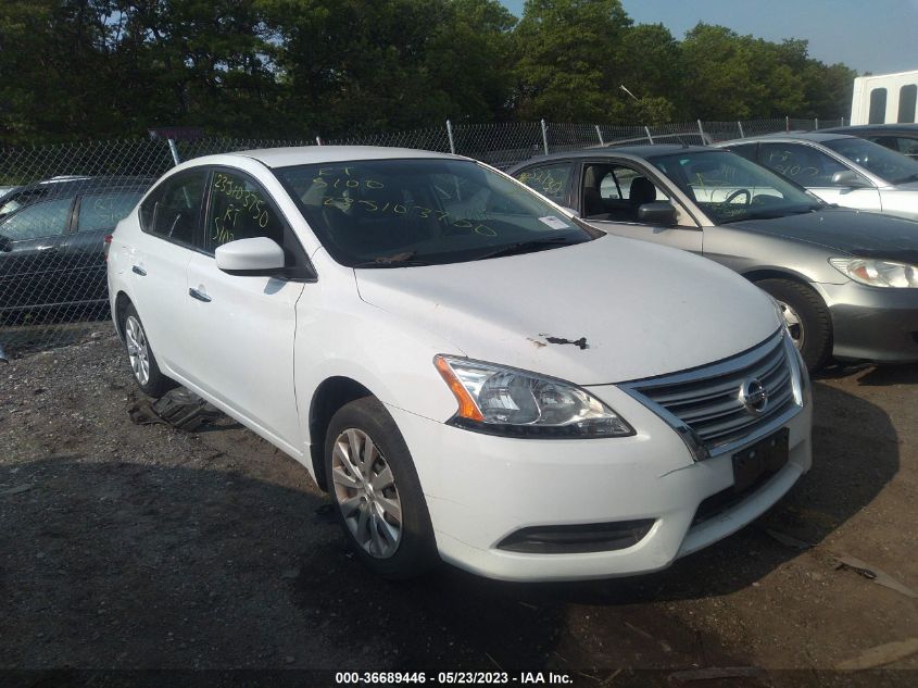 2015 Nissan Sentra Sv VIN: 3N1AB7AP3FY349707 Lot: 36689446