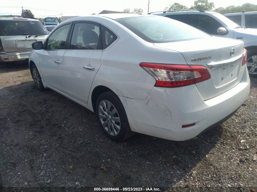 2015 Nissan Sentra Sv VIN: 3N1AB7AP3FY349707 Lot: 36689446