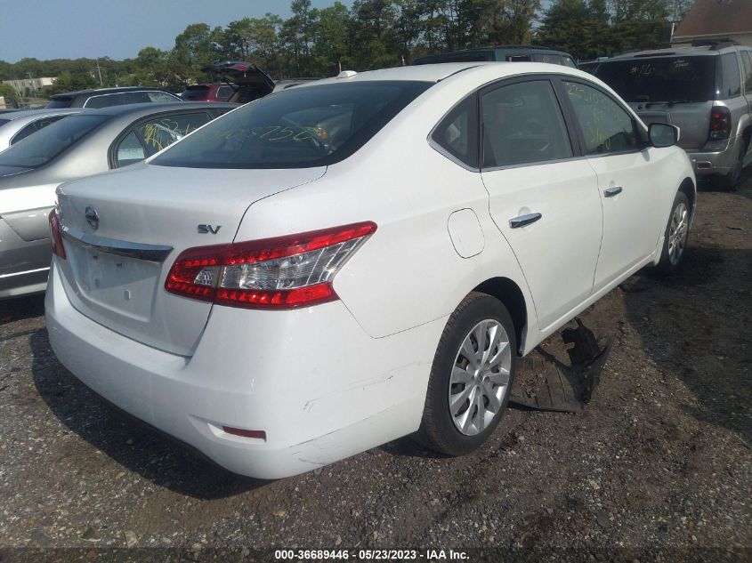 2015 Nissan Sentra Sv VIN: 3N1AB7AP3FY349707 Lot: 36689446