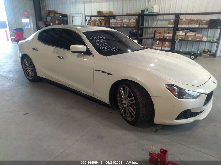 2014 Maserati Ghibli S Q4 VIN: ZAM57RTA2E1089125 Lot: 36696448