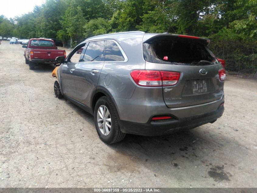 2017 Kia Sorento 3.3L Lx VIN: 5XYPGDA5XHG202491 Lot: 36697359