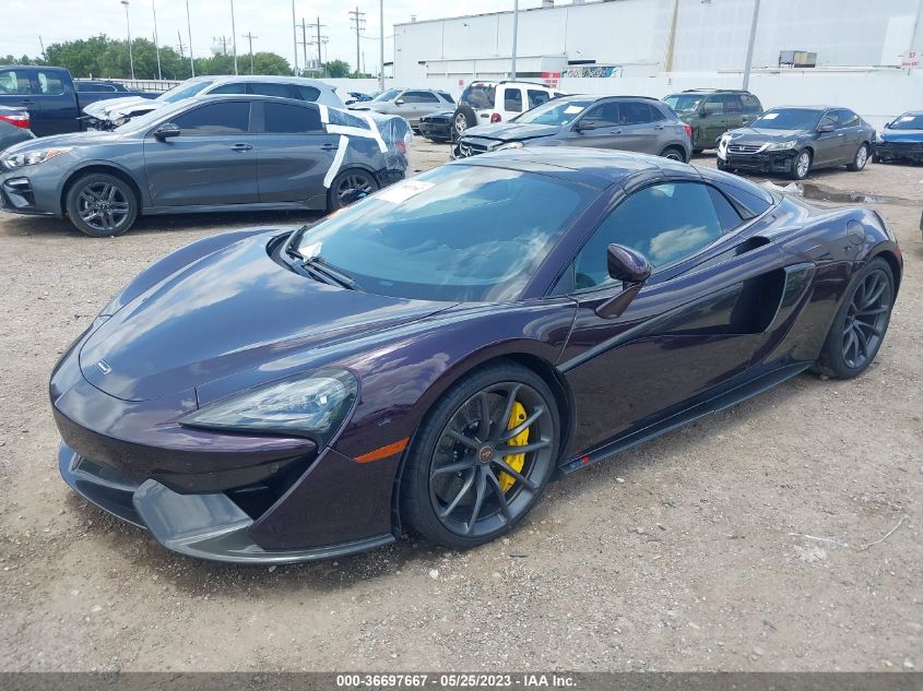 2018 Mclaren 570S VIN: SBM13FAA4JW004595 Lot: 36697667