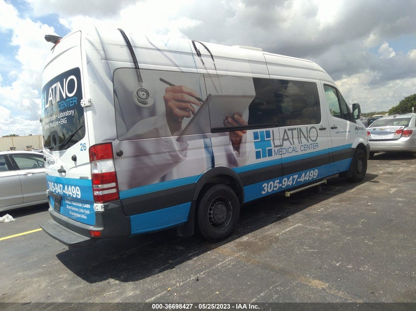 2018 Mercedes-Benz Sprinter 2500 High Roof V6 VIN: WDZPE8CD9JP648569 Lot: 36698427