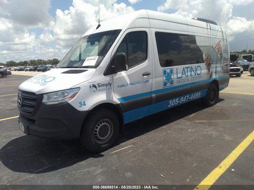 2019 Mercedes-Benz Sprinter 2500 High Roof V6 VIN: WDZPF1CDXKP083769 Lot: 36698514