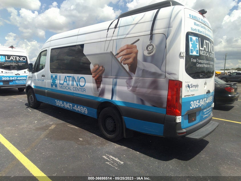 2019 Mercedes-Benz Sprinter 2500 High Roof V6 VIN: WDZPF1CDXKP083769 Lot: 36698514