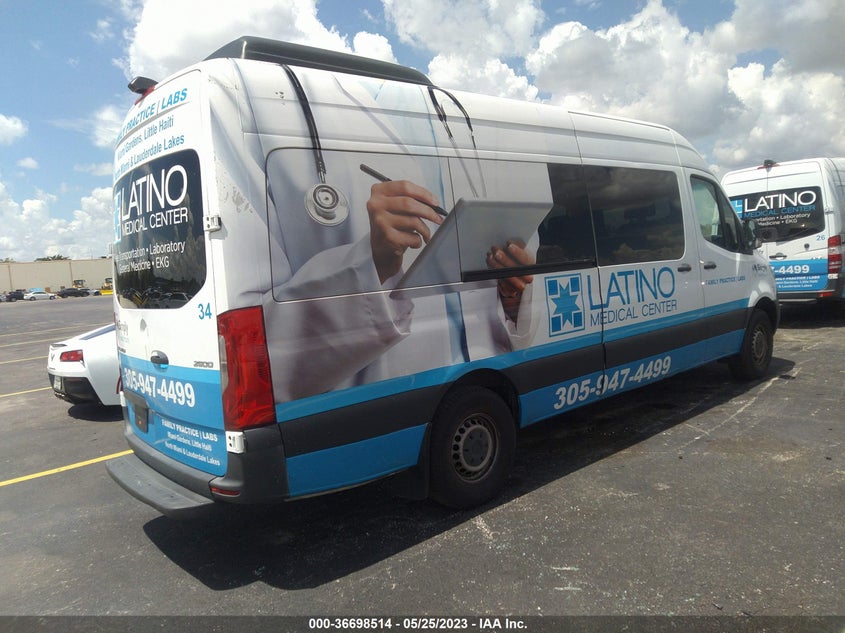 2019 Mercedes-Benz Sprinter 2500 High Roof V6 VIN: WDZPF1CDXKP083769 Lot: 36698514