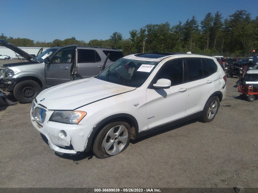 2011 BMW X3 28I VIN: 5UXWX5C57BL705436 Lot: 36699039