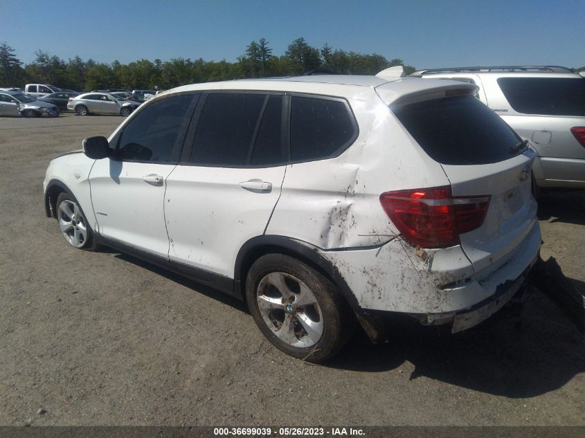 2011 BMW X3 28I VIN: 5UXWX5C57BL705436 Lot: 36699039