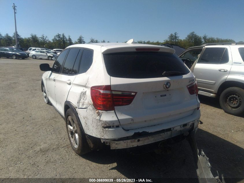 2011 BMW X3 28I VIN: 5UXWX5C57BL705436 Lot: 36699039