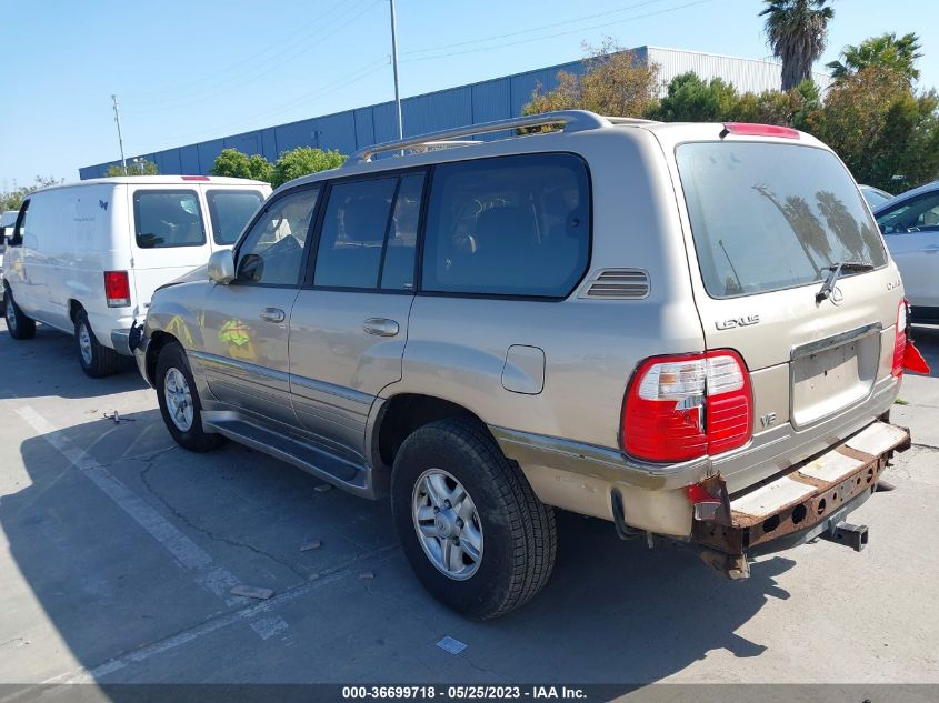 1999 Lexus Lx 470 VIN: JT6HT00WXX0029036 Lot: 36699718