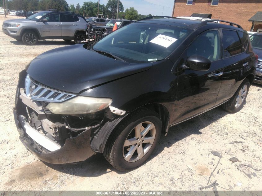 2009 Nissan Murano Sl VIN: JN8AZ18W79W203863 Lot: 36701064