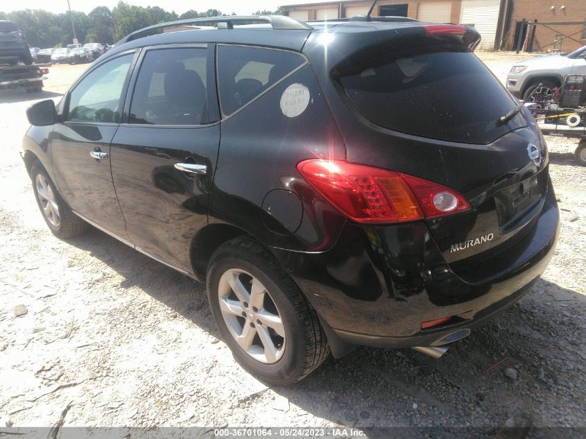 2009 Nissan Murano Sl VIN: JN8AZ18W79W203863 Lot: 36701064