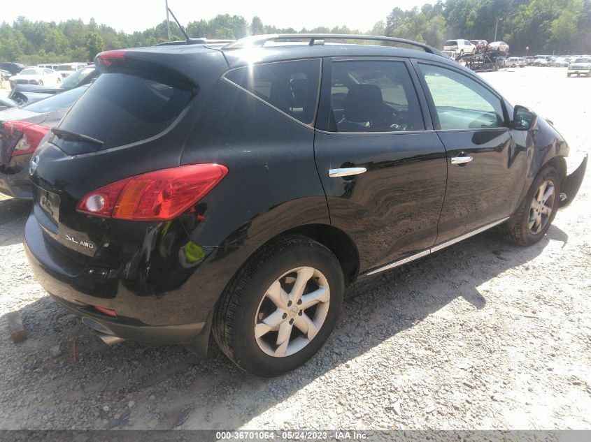 2009 Nissan Murano Sl VIN: JN8AZ18W79W203863 Lot: 36701064