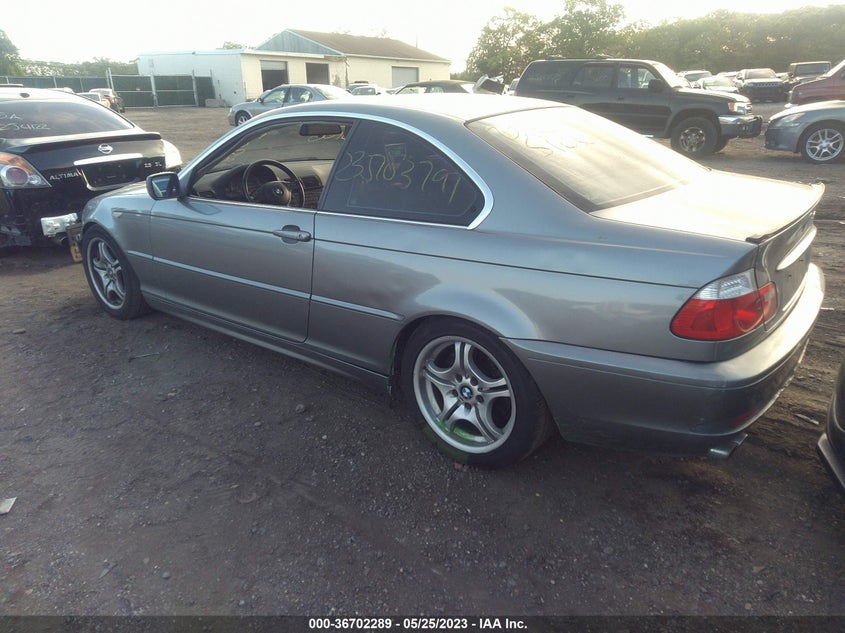 2004 BMW 330Ci silver coupe gasoline WBABD53434PL10369 photo #4