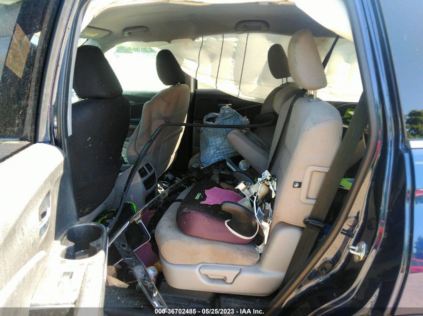 2018 Honda Pilot Ex VIN: 5FNYF6H4XJB047647 Lot: 36702485