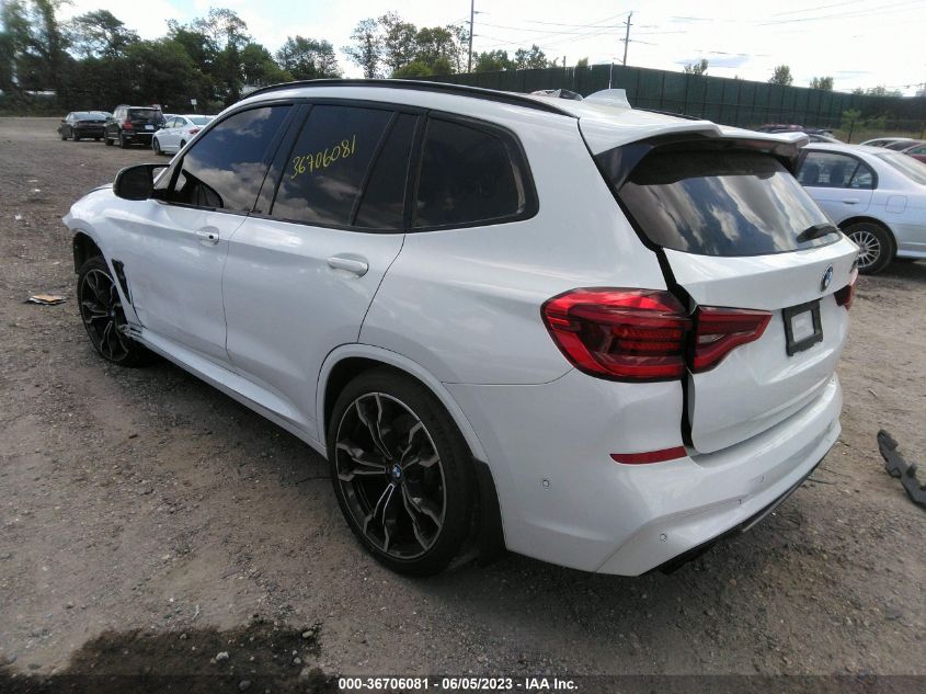 2020 BMW X3 M Competition VIN: 5YMTS0C03L9B66574 Lot: 36706081