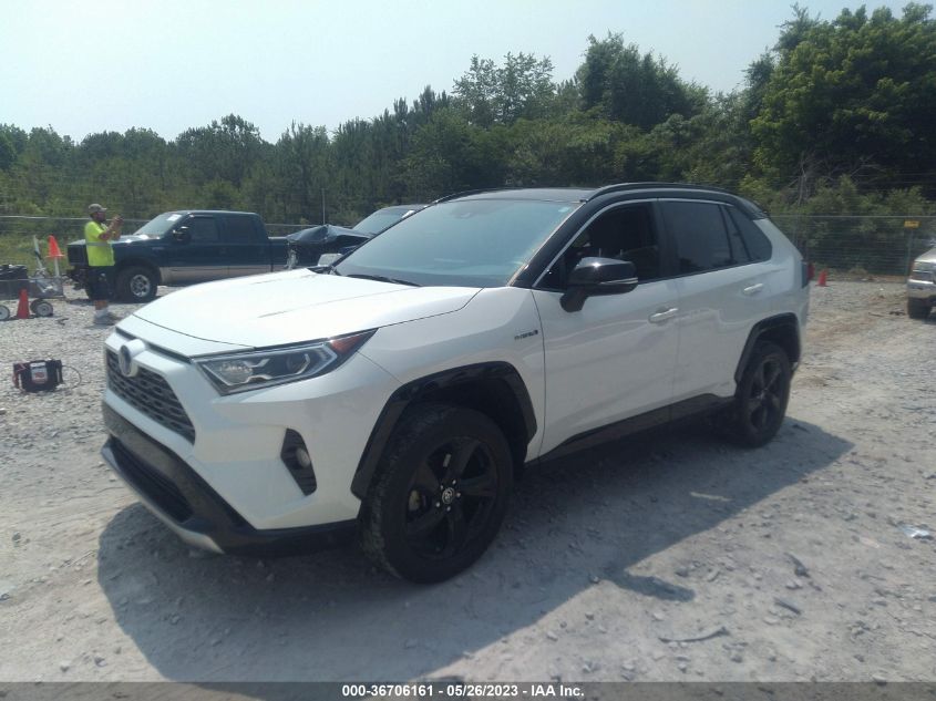 2020 Toyota Rav4 Xse Hybrid VIN: JTMEWRFV8LJ041213 Lot: 36706161