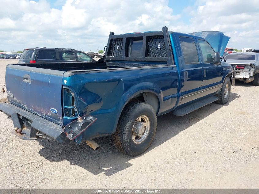 2000 Ford Super Duty F-250 Lariat/Xl/Xlt VIN: 1FTNW20L4YEA73008 Lot: 36707961