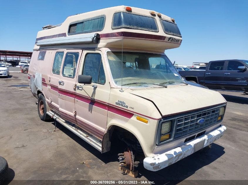 1988 Ford Econoline E250 Super Duty Van VIN: 1FDGS24H0JHC21214 Lot: 39650228