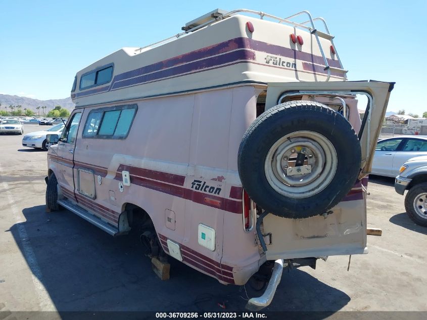 1988 Ford Econoline E250 Super Duty Van VIN: 1FDGS24H0JHC21214 Lot: 39650228