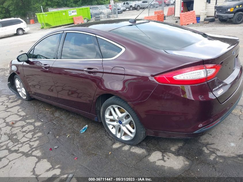 2013 Ford Fusion Se VIN: 3FA6P0HR2DR244995 Lot: 36711447