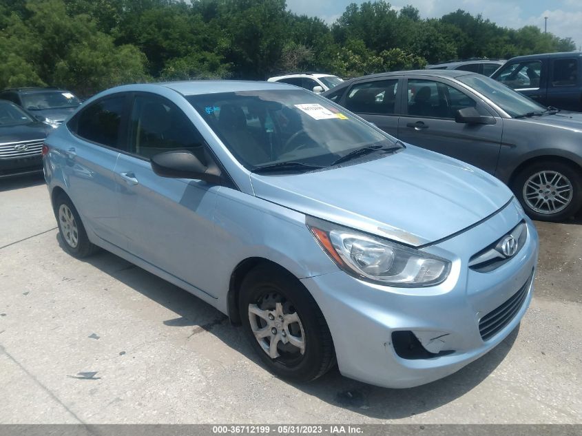 2013 Hyundai Accent Gls VIN: KMHCT4AE1DU318466 Lot: 36712199