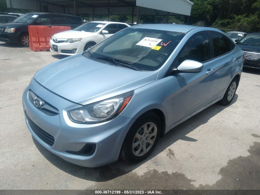 2013 Hyundai Accent Gls VIN: KMHCT4AE1DU318466 Lot: 36712199