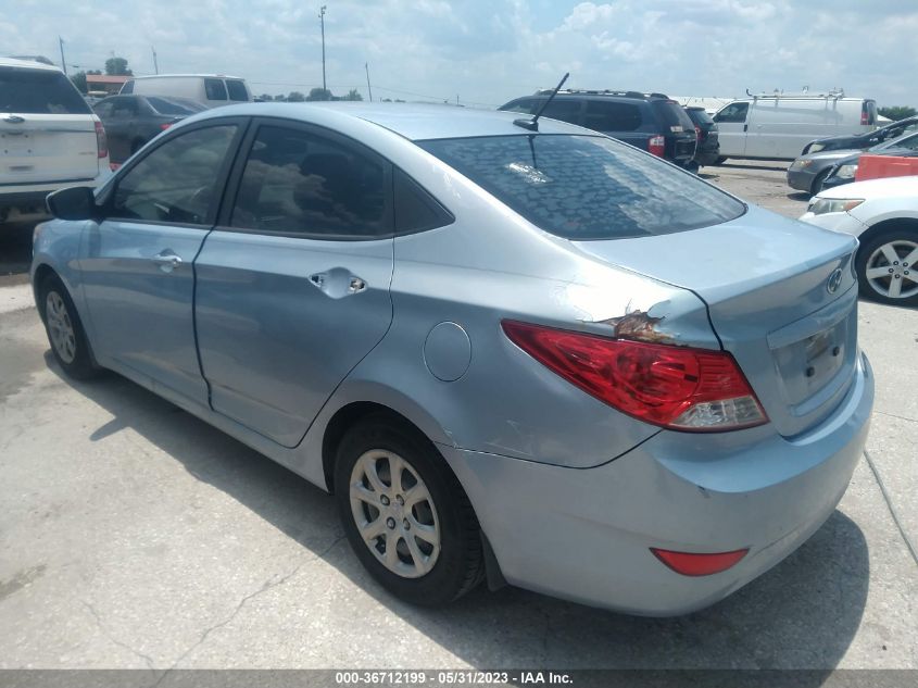 2013 Hyundai Accent Gls VIN: KMHCT4AE1DU318466 Lot: 36712199