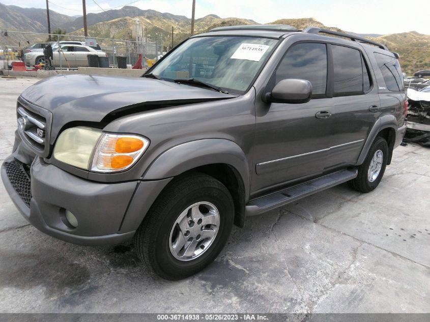 2003 Toyota Sequoia Limited VIN: 5TDZT38A73S204194 Lot: 36714938