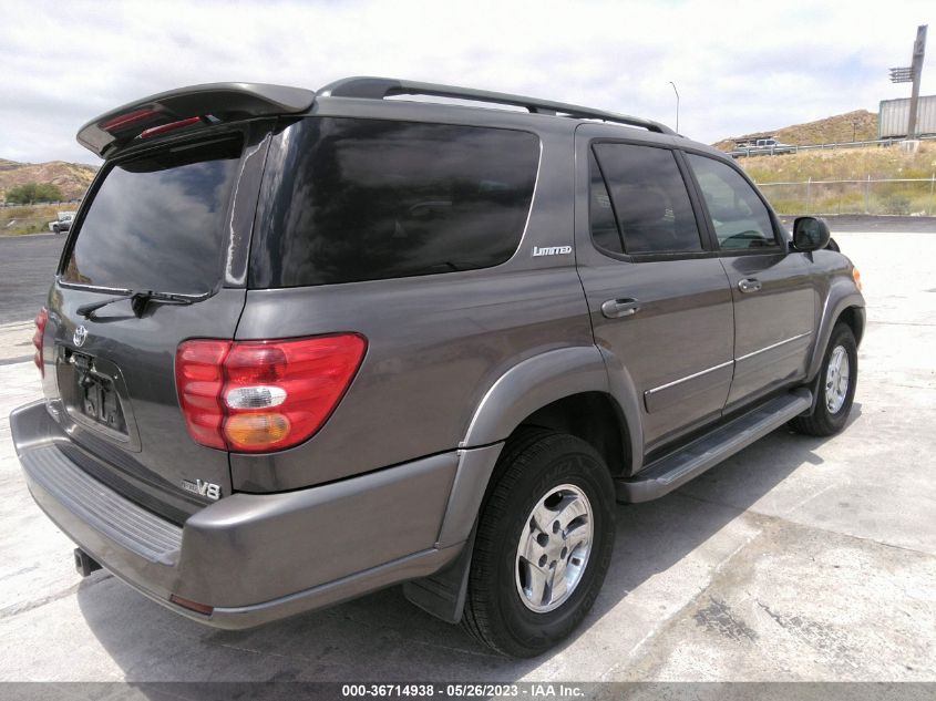 2003 Toyota Sequoia Limited VIN: 5TDZT38A73S204194 Lot: 36714938